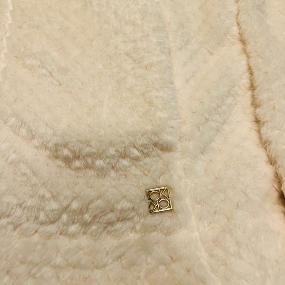 Calvin Klein Women's Plush Fleece Full Zip Jacket Size Medium NWT - Picture 4 of 4